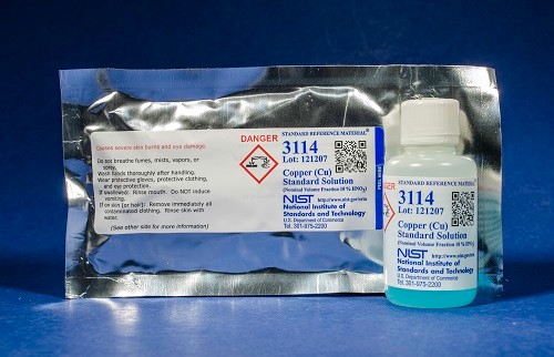 SRM 3114 - 銅(銅)標(biāo)準(zhǔn)溶液