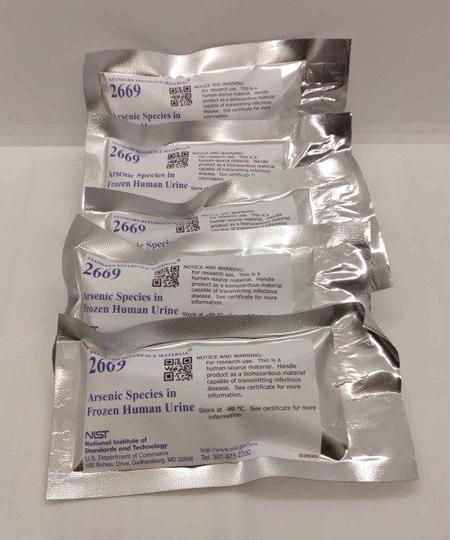 SRM 2669 - 冷凍人尿中砷的形態
