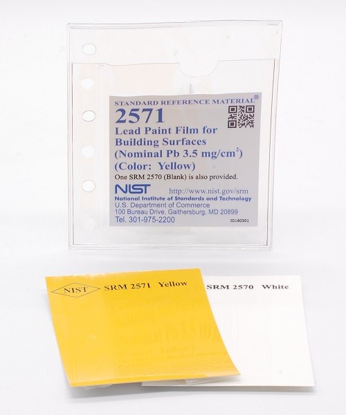 SRM 2571 - 建筑表面用鉛涂料膜(標稱PB3.5mg/cm)2(顏色：黃色)