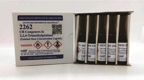  SRM 2262 - 2，2，4-三甲基戊烷中的氯化聯苯同系物(標稱質量濃度為2μg/mL)