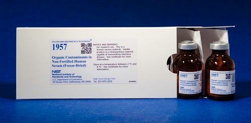 SRM 1957 - 非強化人血清中的有機污染物(凍干)