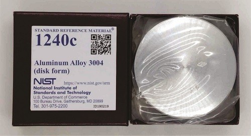 SRM 1241c - 鋁合金5182(盤形)標準品