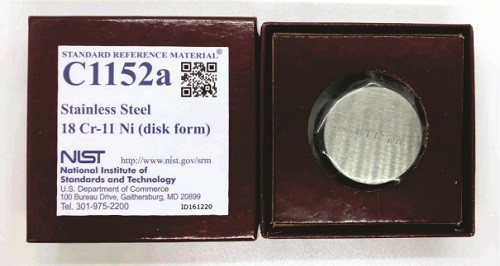 SRM C1152a - 不銹鋼18Cr-11Ni標準品