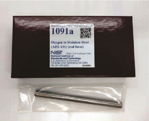 SRM 1091a - 不銹鋼中的氧氣(AISI 431)標準品