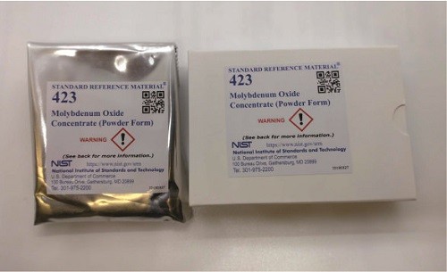 SRM 423 - 氧化鉬精礦(粉狀) 標準品