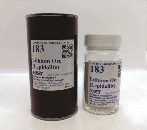 SRM 183 - 鋰礦(鱗云石)標(biāo)準(zhǔn)品