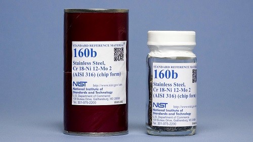 SRM 160b - 不銹鋼(Cr18-Ni12-Mo2)(AISI 316)標(biāo)準(zhǔn)品